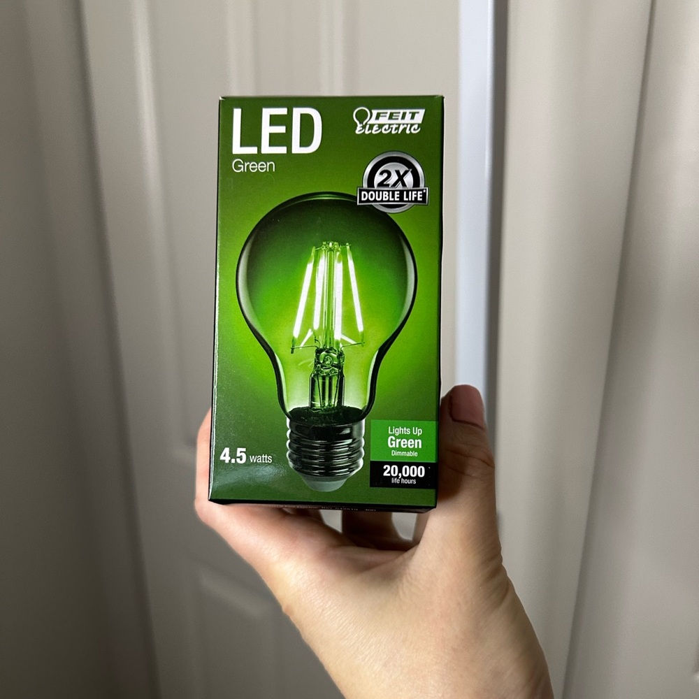 Electric Family Green LED Light Bulb